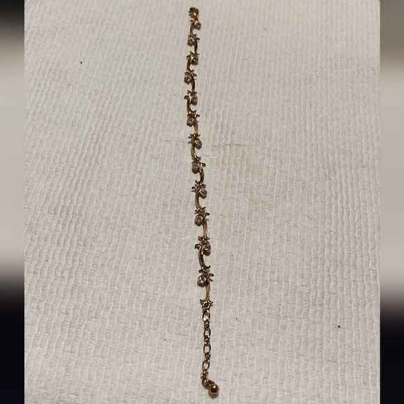 Vintage gold and diamond bracelet - Picture 13 of 16